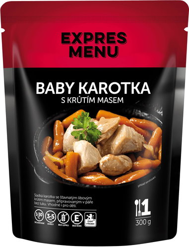 Express Menu Baby carrots with turkey meat 300 g - MRE - Main image