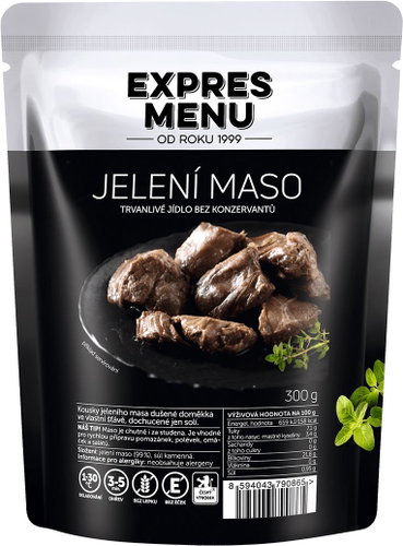 Express Menu Deer meat 300 g - MRE - Main image