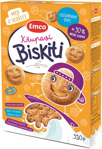 Emco Křupaví Biskiti 350 g   - Cereals - Main image
