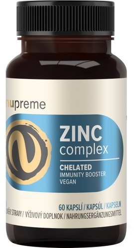 Nupreme Zinc Chelate 60 capsules - Zinc - Main image