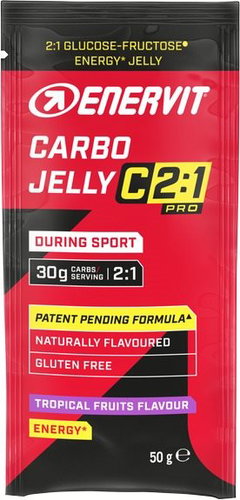 Enervit Carbo Jelly C2:1 50g, tropical fruit - Energy Gel - Main image