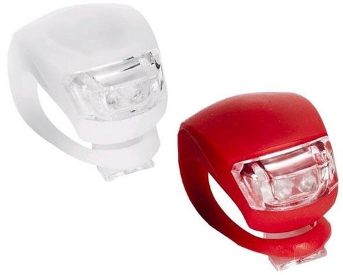 Entac LED bike light 1W red and white - Rear Bike Light - Main image