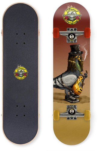 Street Surfing Street Skate Street N Roses - Skateboard - Main image