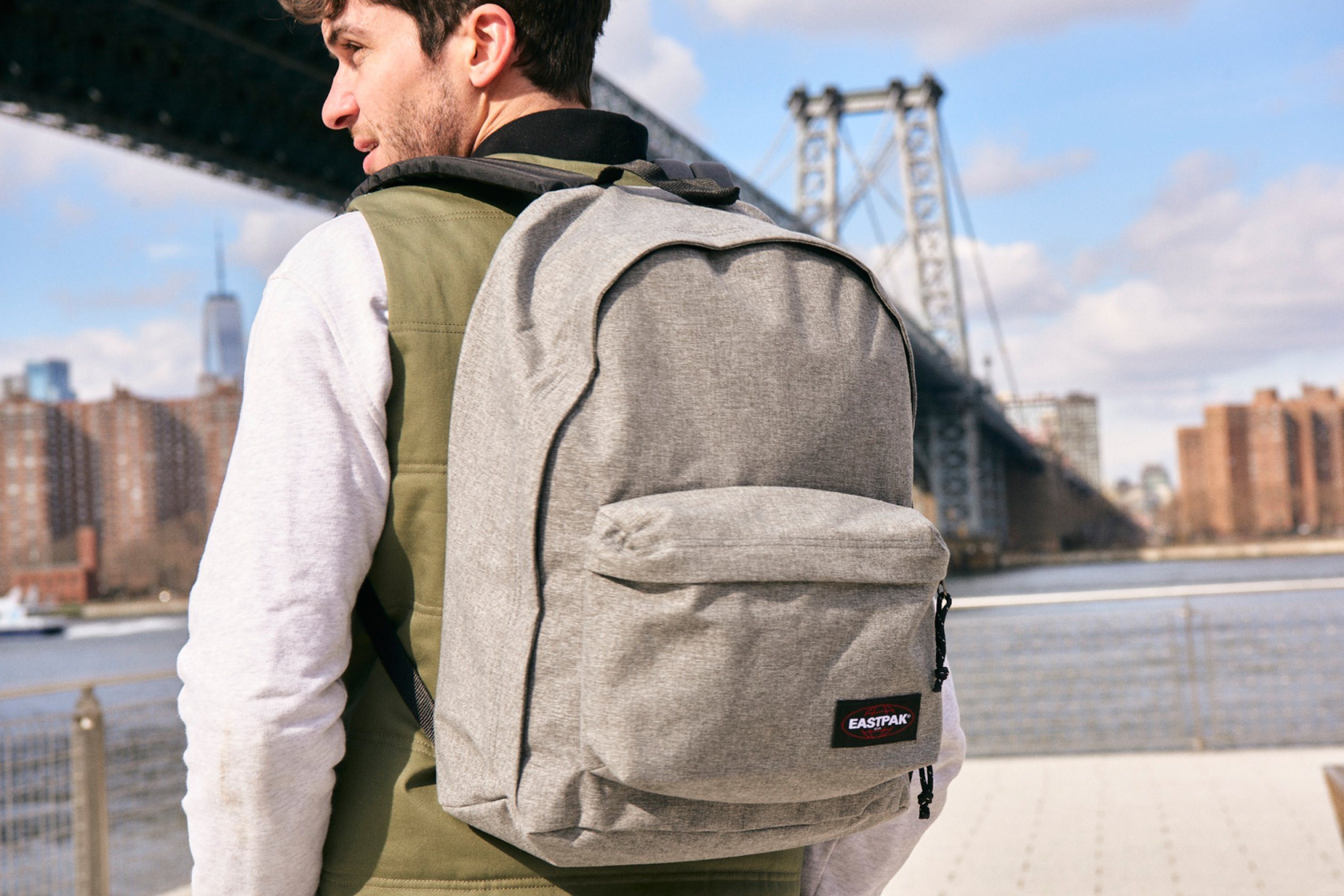 Eastpak out of office sunday grey on sale