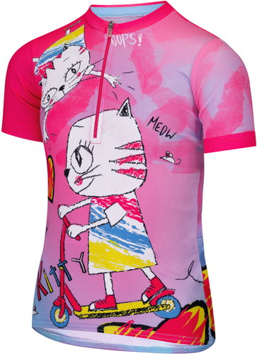Etape RIO růžová vel. 116/122 - Cycling Jersey - Main image