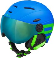 Stage Rider Pro, Blue/Matte Green, size 53-55cm - Ski Helmet