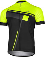 Etape Cube black/yellow Fluo M - Cycling Jersey