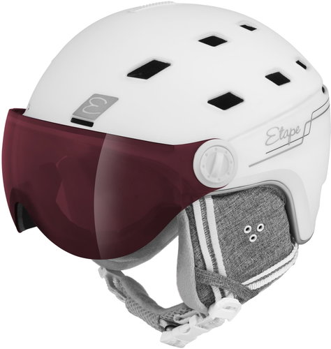 Etape Madonna Pro White/Grey Mat 58-61 - Ski Helmet - Main image