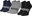 3-Pack Everlast Ankle Socks Multicoloured (SKS001-05)