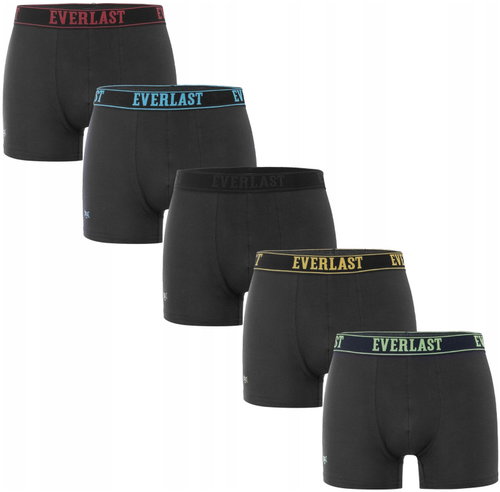 Everlast Men's Boxer Shorts, 5-Pack, Black (BM005-01) M - Boxer Briefs - Main image