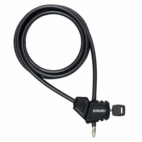 EVOLVEO StrongVision LOCK, cable adjustable lock 8mm x 2m Main image EVOLVEO StrongVision LOCK, cable adjustable lock 8mm x 2m - Security Lock - Main image
