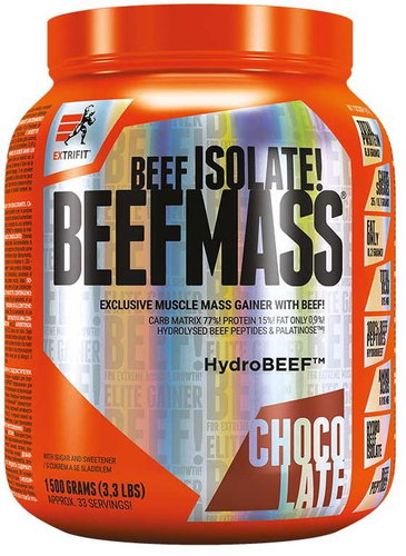 Extrifit BeefMass 1500 g chocolate - Gainer - Main image