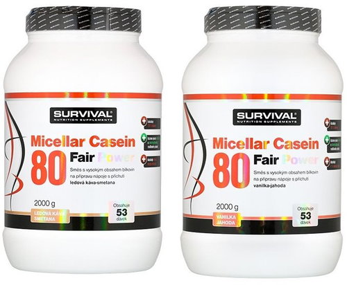 Survival Micellar Casein 80 Fair Power 2000 g - Protein - Main image