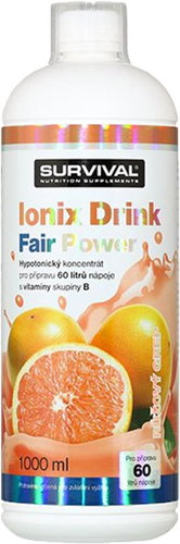 Survival Ionix Drink 1000 ml pink grapefruit - Ionic Drink - Main image