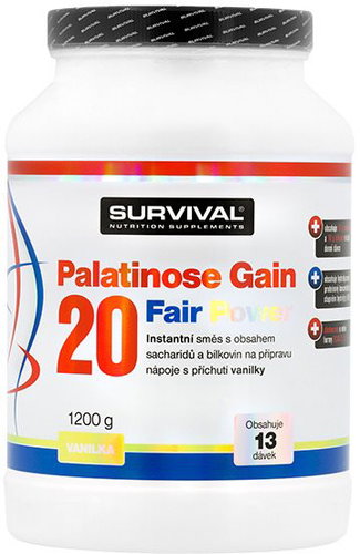 Survival Palatinose Gain 20 Fair Power 1200 g vanilla - Gainer - Main image