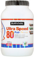 Survival Ultra Speed 80 Fair Power 2000 g yoghurt strawberry - Protein