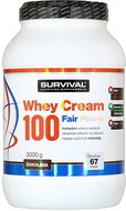 Survival Whey Cream 100 Fair Power 2000 g chocolate - Protein