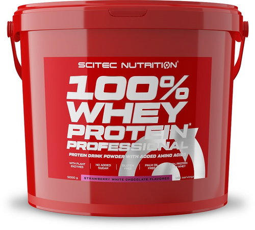 Scitec Nutrition 100% WP Professional 5000 g strawberry white chocolate - Protein - Main image