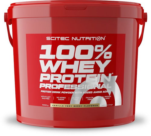 Scitec Nutrition 100% WP Professional 5000 g vanilla verry berry - Protein - Main image