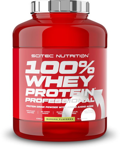 Scitec Nutrition 100% WP Professional 2350 g banana - Protein - Main image