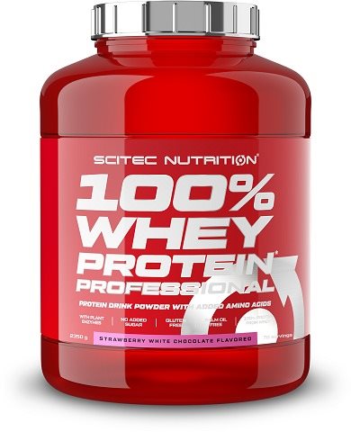 Scitec Nutrition 100% WP Professional 2350 g strawberry white chocolate - Protein - Main image