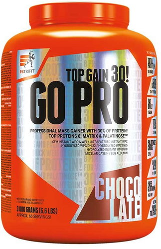 Extrifit Go Pro 30 3000 g chocolate - Gainer - Main image