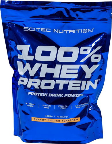 Scitec Nutrition 100% Whey Protein 1000 g peanut butter - Protein - Main image