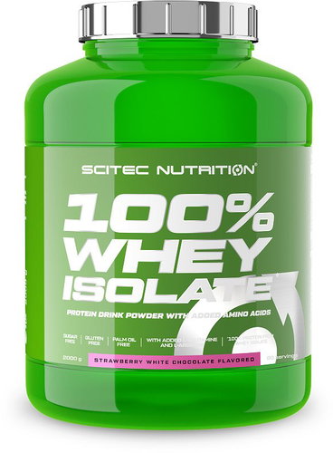 Scitec Nutrition 100% Whey Isolate 2000 g strawberry white chocolate - Protein - Main image