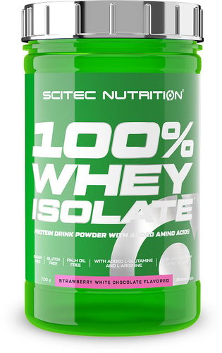 Scitec Nutrition 100% Whey Isolate 700 g strawberry white chocolate - Protein - Main image