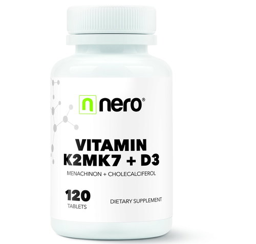 NERO Vitamin K2+D3 90 tbl - Vitamin D3 - Main image