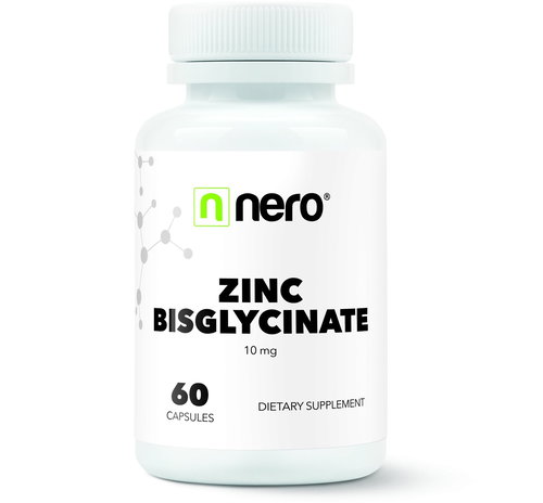 NERO Zinc Bisglycinate 60 cps - Zinc - Main image