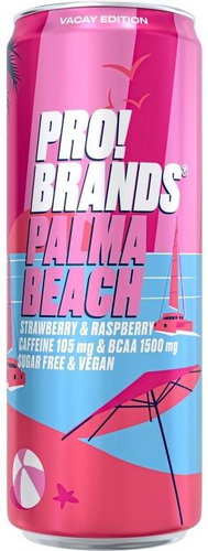 ProBrands BCAA Drink 330 ml strawberry - raspberry (Palma Beach) - Sports Drink - Main image