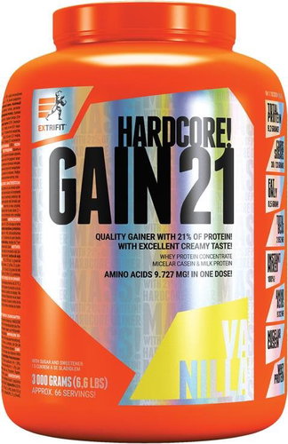 Extrifit Hardcore Gain 21 3000 g vanilla - Gainer - Main image