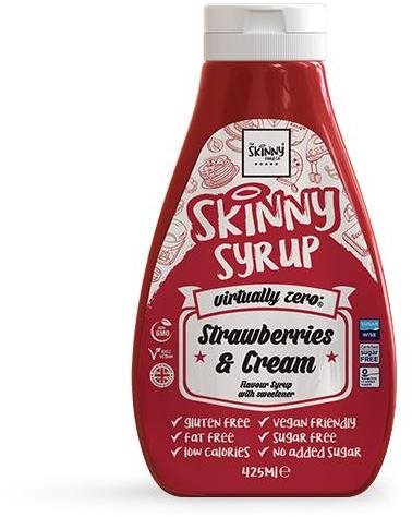 Skinny Syrup 425 ml strawberries cream - Syrup - Main image