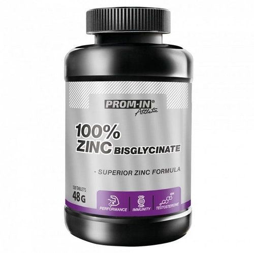 PROM-IN 100% Zinc Bisglycinate 120 tbl - Zinc - Main image