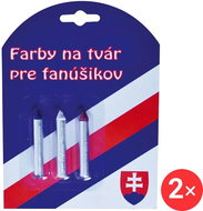 SPORTTEAM® Barvy na obličej SR2, tužky 2 × 3 ks - Barva na obličej