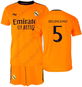 REAL MADRID Dětská replika set 24/25 Away Bellingham  - Dres