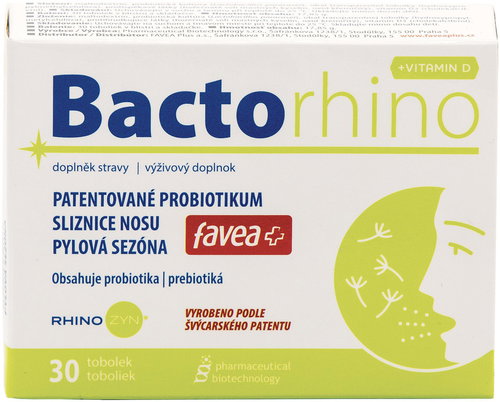 Favea Bactorhino + vitamin D, 30 capsules - Probiotics - Main image