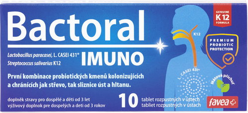 Favea Bactoral Immuno 10 tablets - Probiotics - Main image