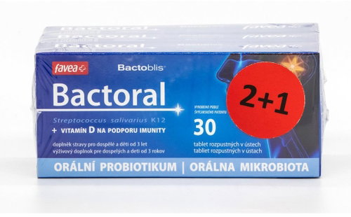 Favea Bactoral + Vitamín D 3 × 30 tablet - Probiotics - Main image