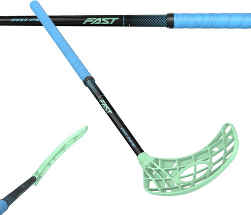 FAT PIPE FAST 34 MINT 75, left - Floorball Stick - Main image