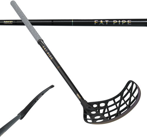 FAT PIPE RAW 27 LOW KICK CTRL SLICKS 96, levá - Floorball Stick - Main image