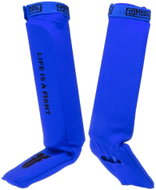 Fighter Látkové chrániče holení a nártů - modrá XS, FSG1401-04 - Hockey Shin Pads