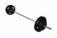 Loading dumbbell with rubberized discs - 67 kg - Dumbell