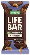 Lifefood BIO Lifebar Oat Snack protein čokoládový - Flapjack