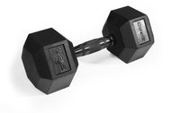 Zipro Rubberized HEX dumbbell for strength training 12,5 kg - Dumbell