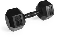 Zipro Pogumovaná činka HEX pro silový trénink 10 kg - Dumbell