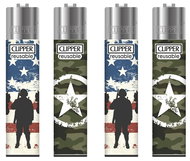 Flamagas Zapalovač Clipper CP11 Military, kolekce 4 kusy - Zapalovač