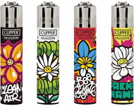 Flamagas Clipper CP11 Spring Graffiti lighter, collection of 4 pieces - Lighter