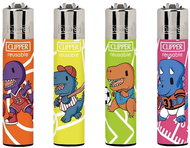 Flamagas Zapalovač Clipper CP11 Dino Sports, kolekce 4 kusy - Lighter